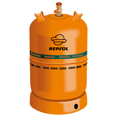 bombona verde autogas Repsol